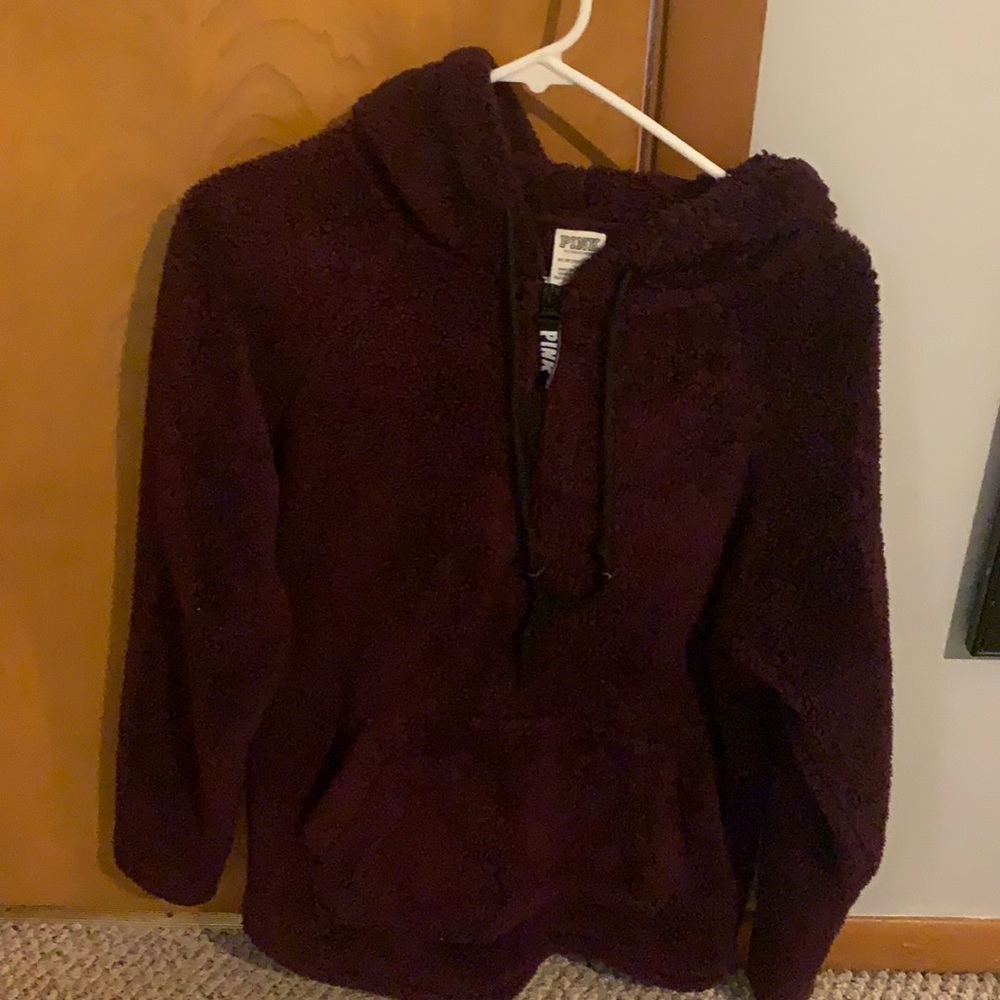 Can pink hoodie